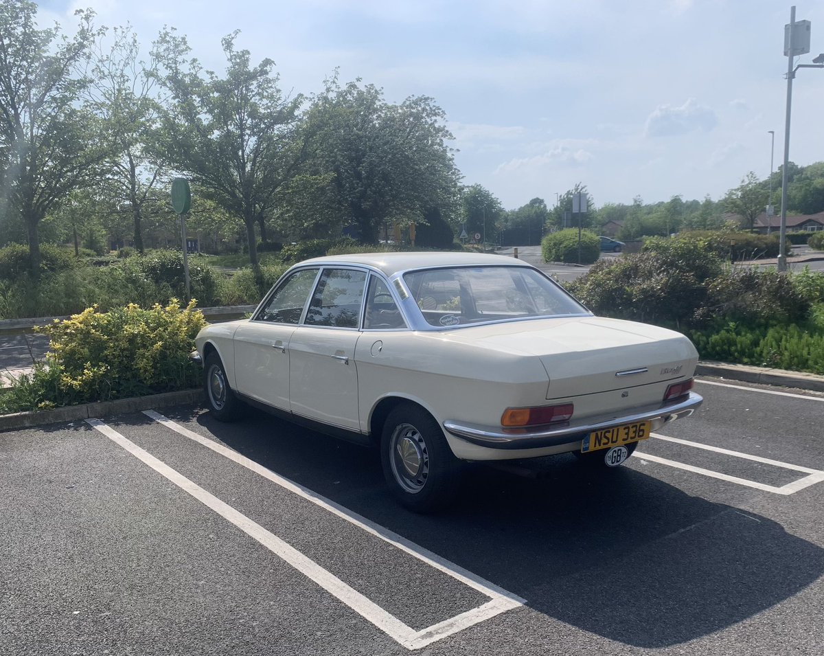 I think we can safely say this chap won the supermarket car park this afternoon #NSU