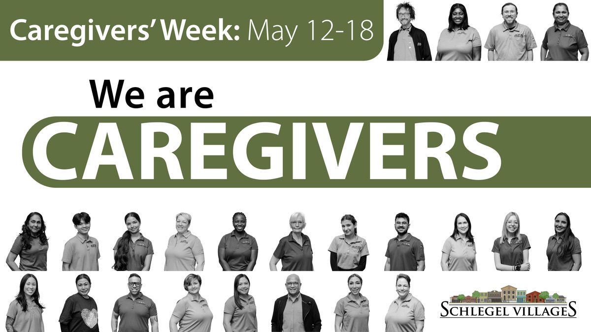 🎉 It's Caregivers' Week at Schlegel Villages! Join us in celebrating the dedication & passion of our caregivers who make every day brighter. 🌟 Read more here: schlegelvillages.com/news/celebrati… #CaregiversWeek #ThankYouCaregivers #ProudToWorkAt