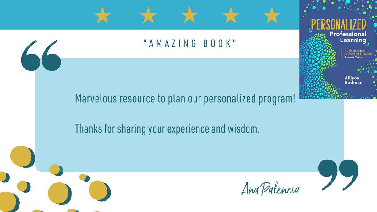 Need support personalizing professional learning? Are you looking to level up your professional learning program and offerings for next year? 📘 This @ASCD book will show you how - step-by-step with planning guides and action tools: buff.ly/3S4bxj0