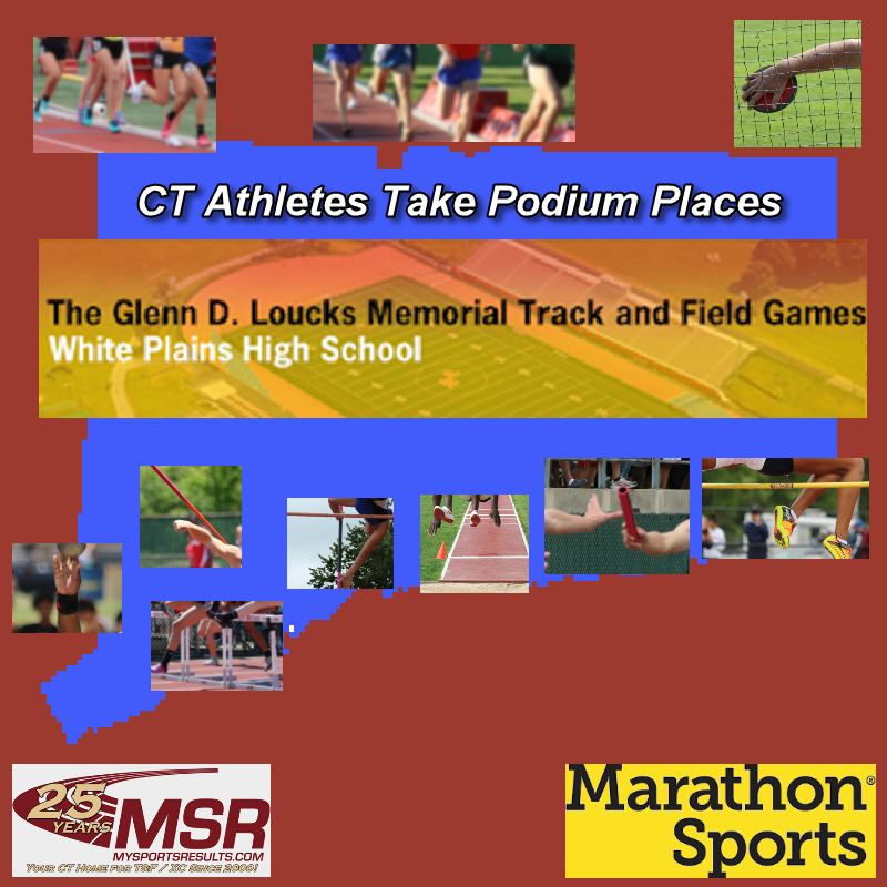 CT Athletes Take Podium Places at 56th Glenn D. Loucks Memorial Track &amp; Field Games mysportsresults.com <a href="/TheRunningAcad/">The Running Academy</a> <a href="/runnerspace/">RunnerSpace</a> <a href="/DyeStat/">DyeStat</a> <a href="/AthleticdotNet/">AthleticNET</a> <a href="/ciacsports/">CIAC Sports</a> <a href="/CTHSCA/">CHSCA</a> <a href="/GoECCAthletics/">ECC Athletics</a> <a href="/fciac/">FCIAC</a> <a href="/NVL_Athletics/">NaugValleyLeague</a> <a href="/swc_sports/">SWC Sports</a> <a href="/_SLC_Athletics/">Shoreline Athletic Conference</a> <a href="/ncccathletics/">NCCC Athletics</a> <a href="/SCCcommissioner/">Al Carbone, SCC Commissioner</a>