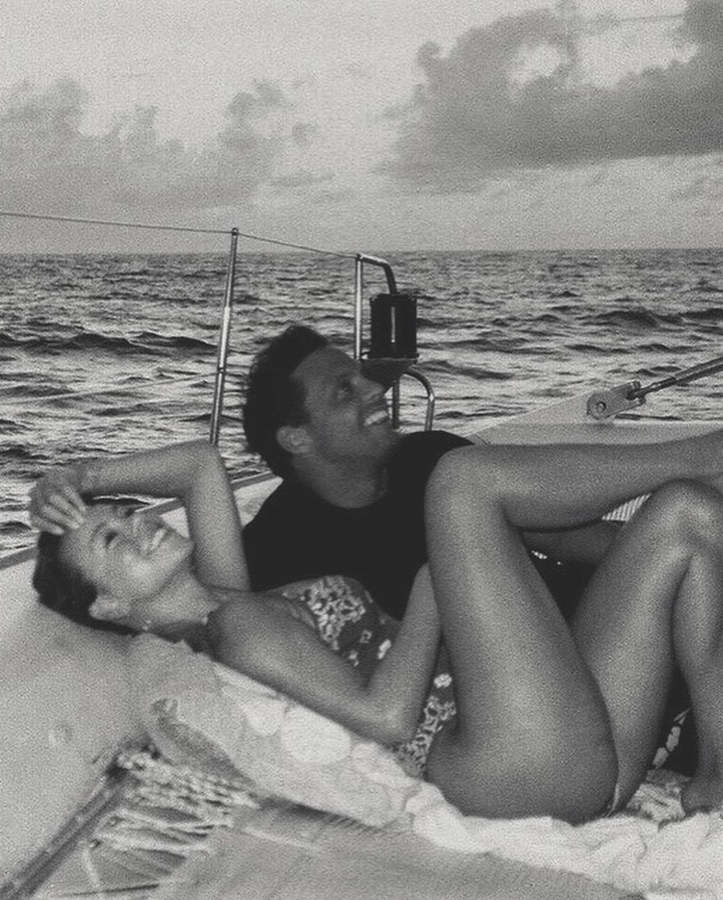 Mariah Carey and Luis Miguel on vacation