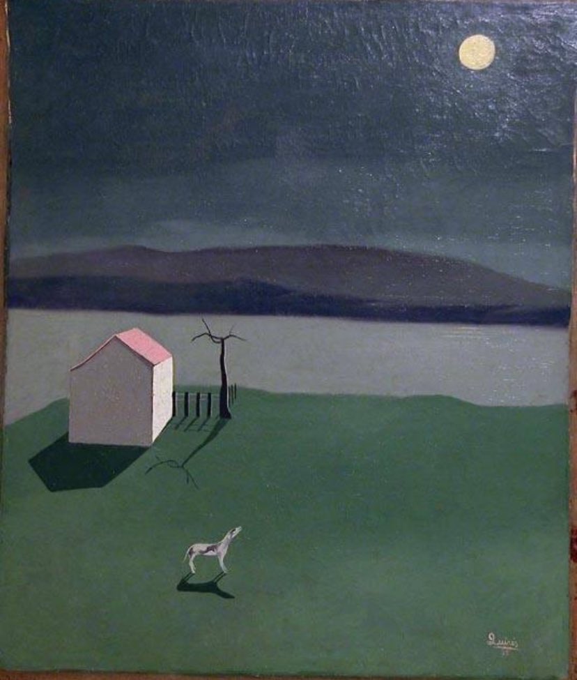 “Perro ladrando a la luna” (1935), del Maestro Antonio Quirós. Como diría alguien: “El arte ayuda a entender la condición humana”.