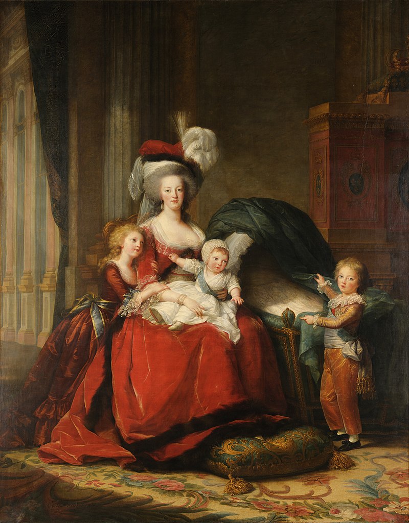 Marie Antoinette in her role as mom. #MothersDay