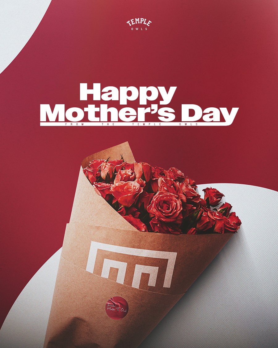 Happy Mother’s Day from the Temple Owls! 🌹😁