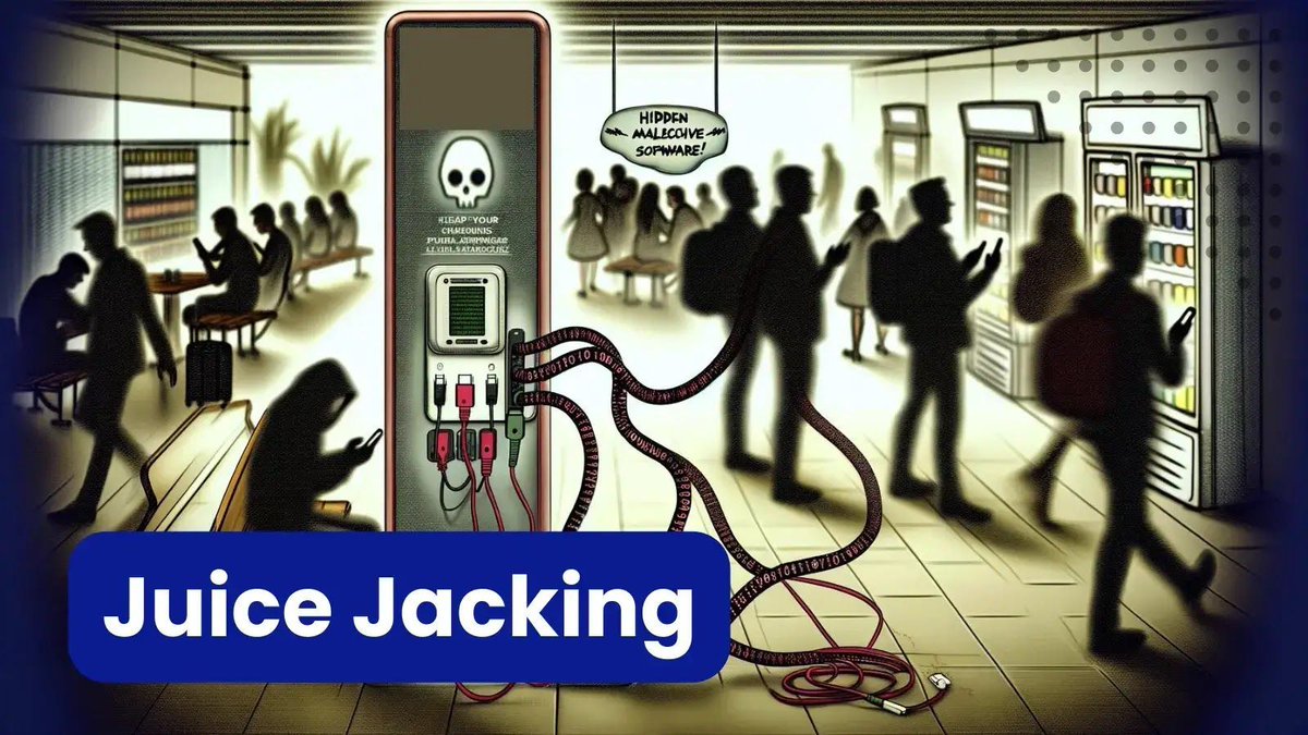 Juice jacking : Hijacking mobile phones using public charging ports buff.ly/3xflyly #JuiceJacking #ChargingPort #SecureCommunications #technews #spyware #mobilesecurity #cybersecurity #smartphone #mobile #infosec