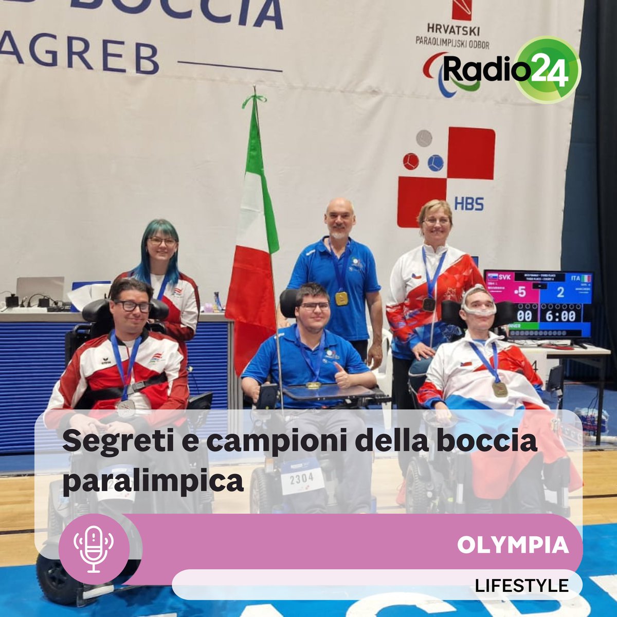 🏅La boccia paralimpica è uno sport in crescita in Italia. Scopri di più sulla disciplina e sugli atleti italiani che stanno facendo la differenza nel mondo della boccia paralimpica, ascolta Olympia: tinyurl.com/r3buap7j #BocciaParalimpica #Sport #Inclusione #Italia #Radio24