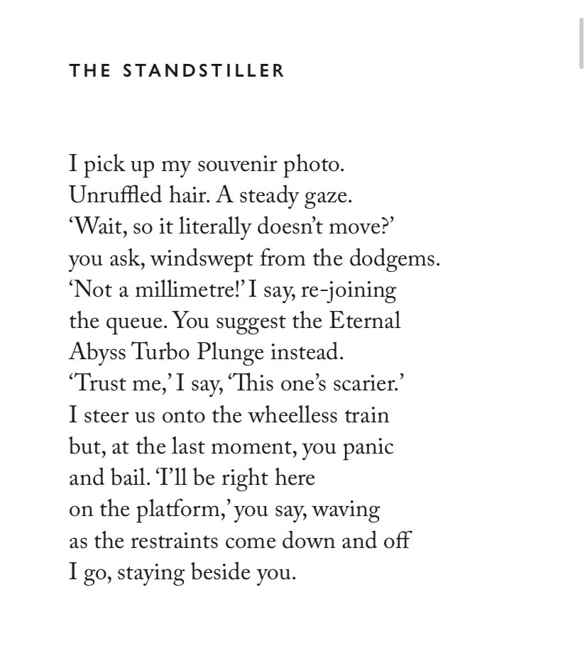 My new poetry book is called ‘Ambush at Still Lake’ - if you’re a pre-ordering sort of person shorturl.at/bjDQR Here’s my proposal for a (terrifying) rollercoaster that stays completely still