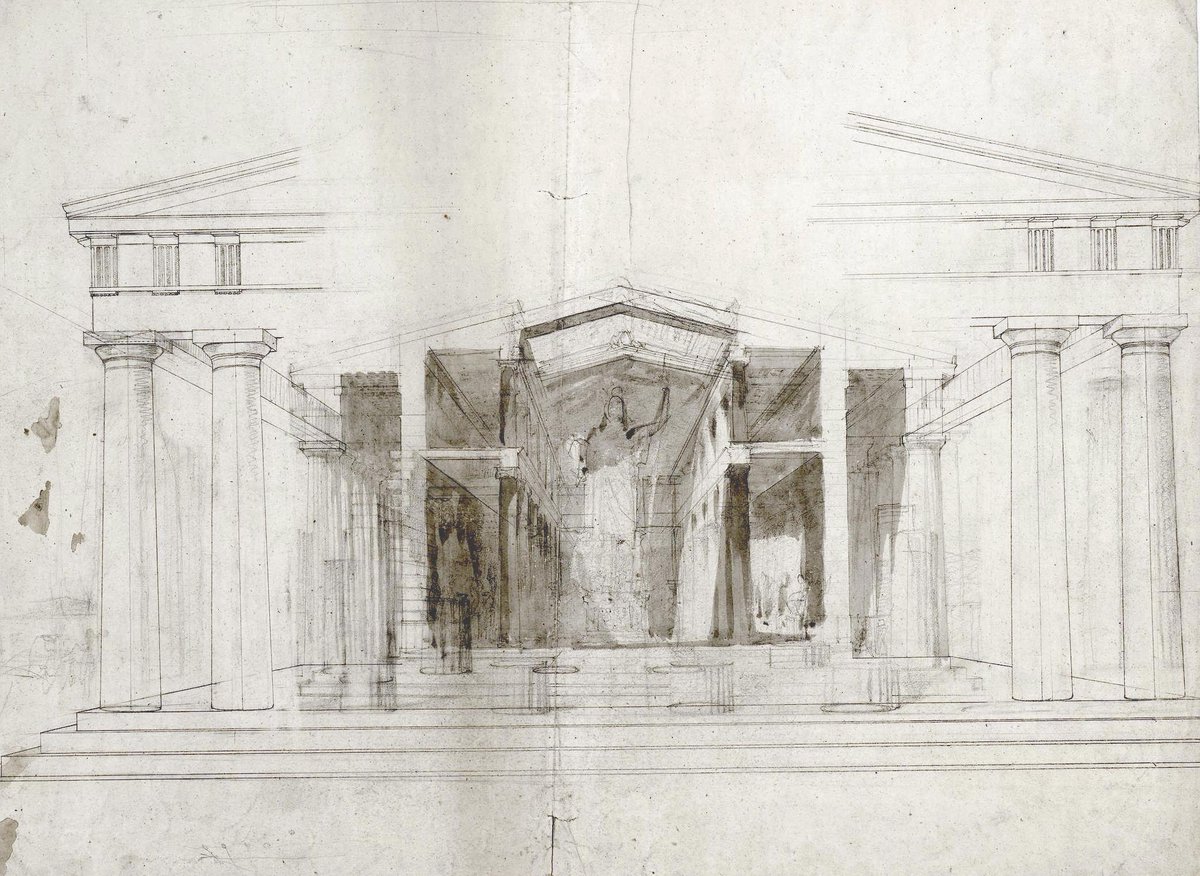 Cross-section of the Parthenon, Cockerell