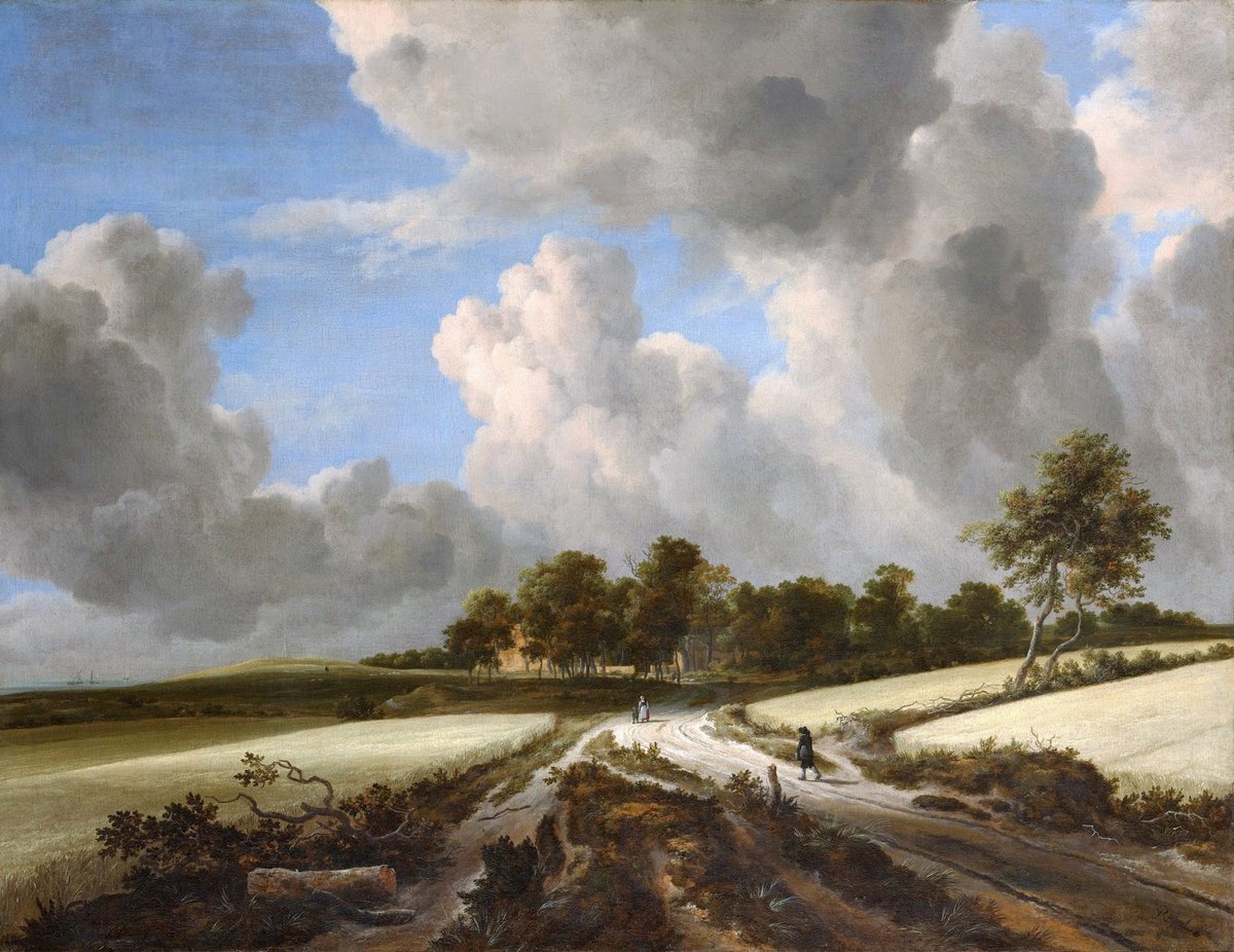 Jacob van Ruisdael Wheat Fields c. 1670