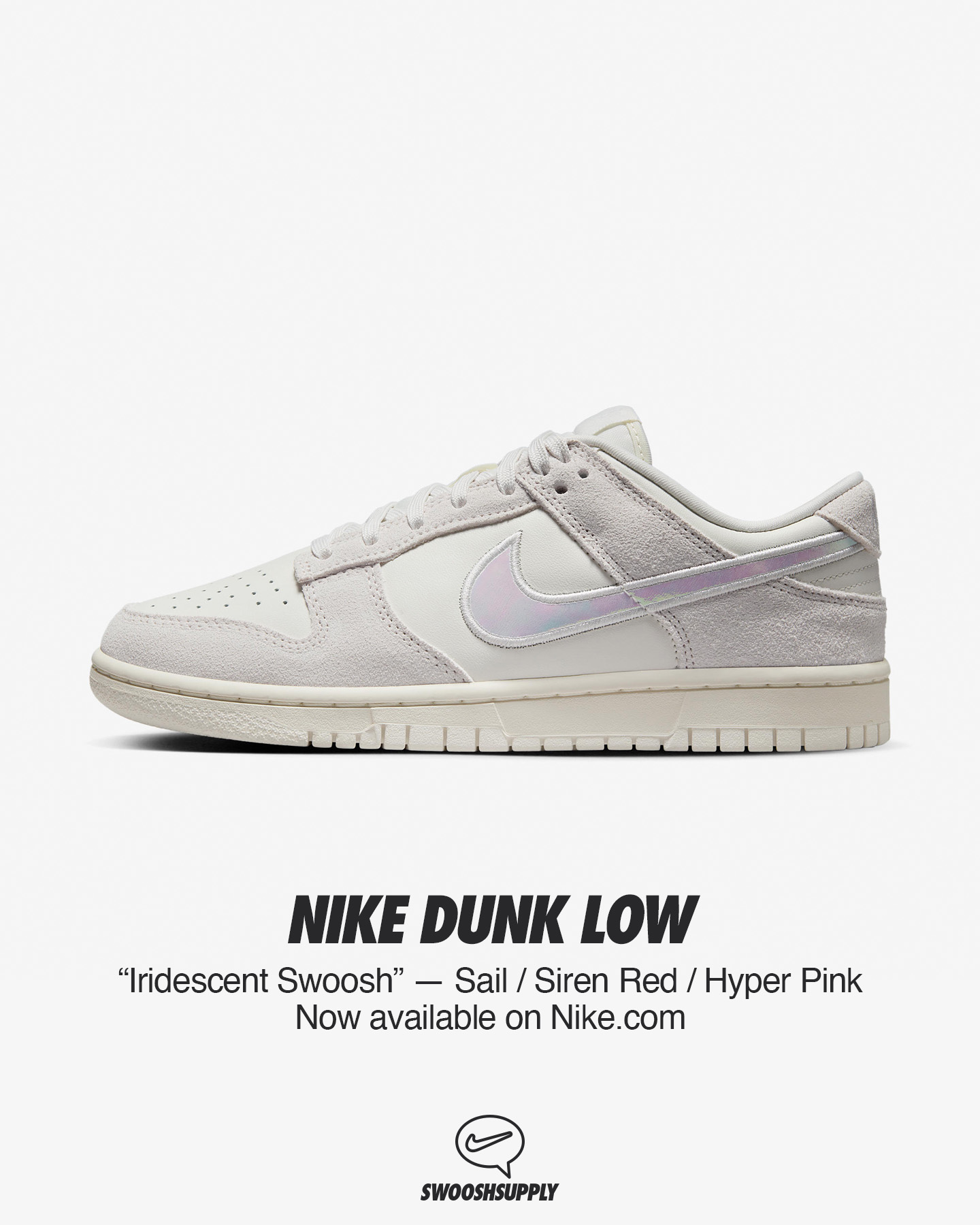 Nike iridescent swoosh 2025