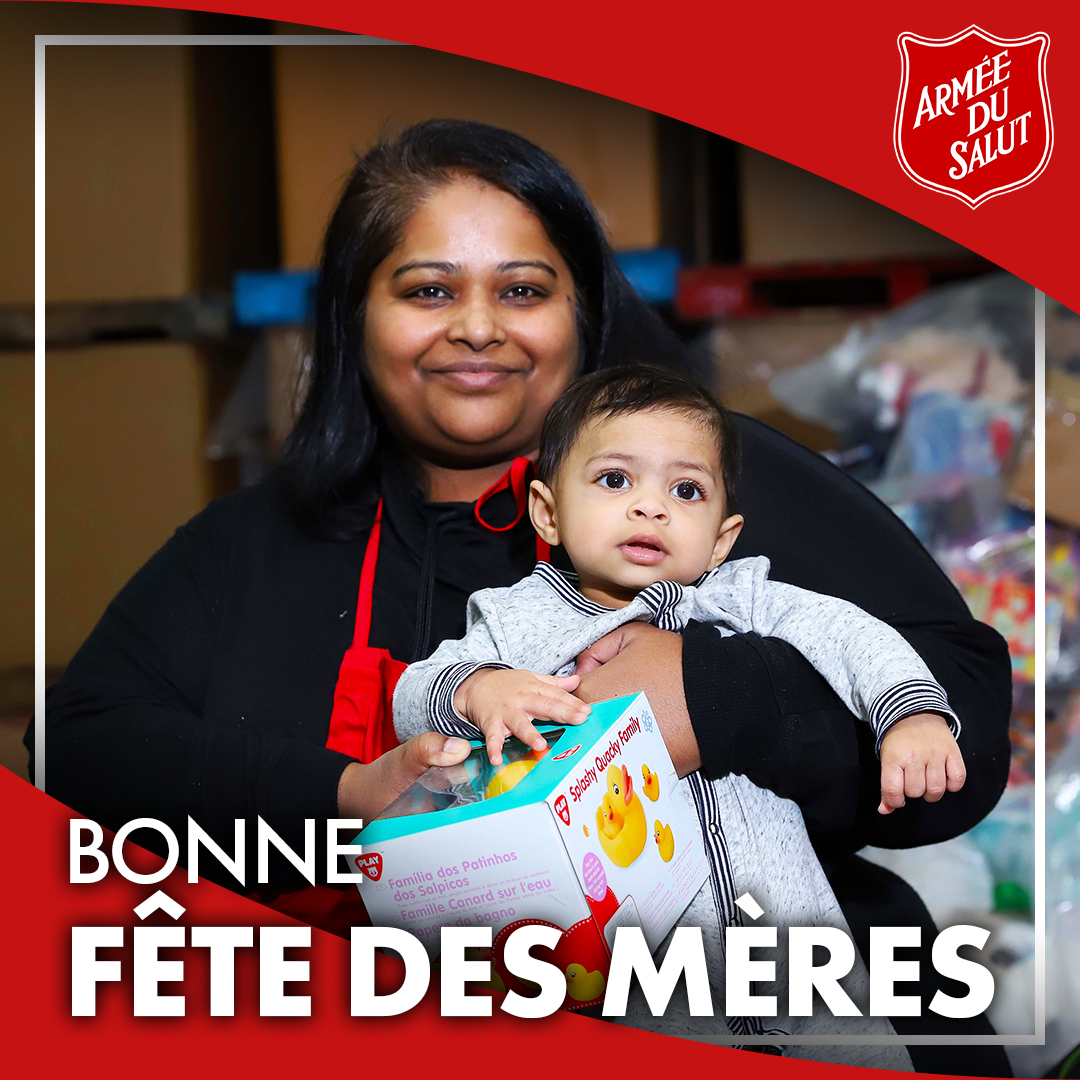 Aujourd'hui et toujours, nous exprimons notre immense gratitude envers les femmes extraordinaires de nos vies qui nous apportent force, confiance et orientation. De la part de l'Armée du Salut du Québec, nous vous souhaitons une très joyeuse #FêteDesMères. ❤️