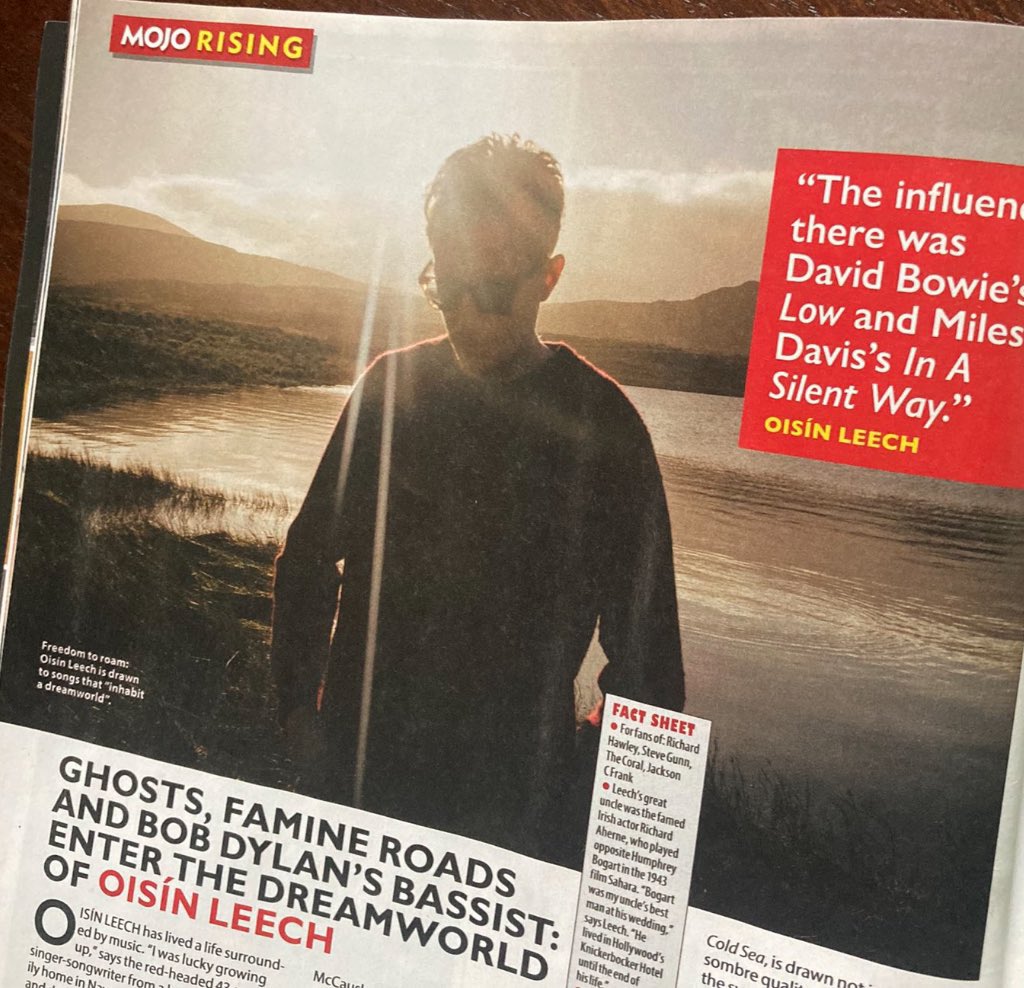 Really excited by this. Thank you MOJO Magazine and Andrew Male for the wonderful MOJO Rising Feature in the July Issue. “With its spare ethereal production Cold Sea is an otherworldly album suffused with ghosts.” found.ee/JI3yioJ @MOJOmagazine @Andr6wMale @SteveGunnMusic