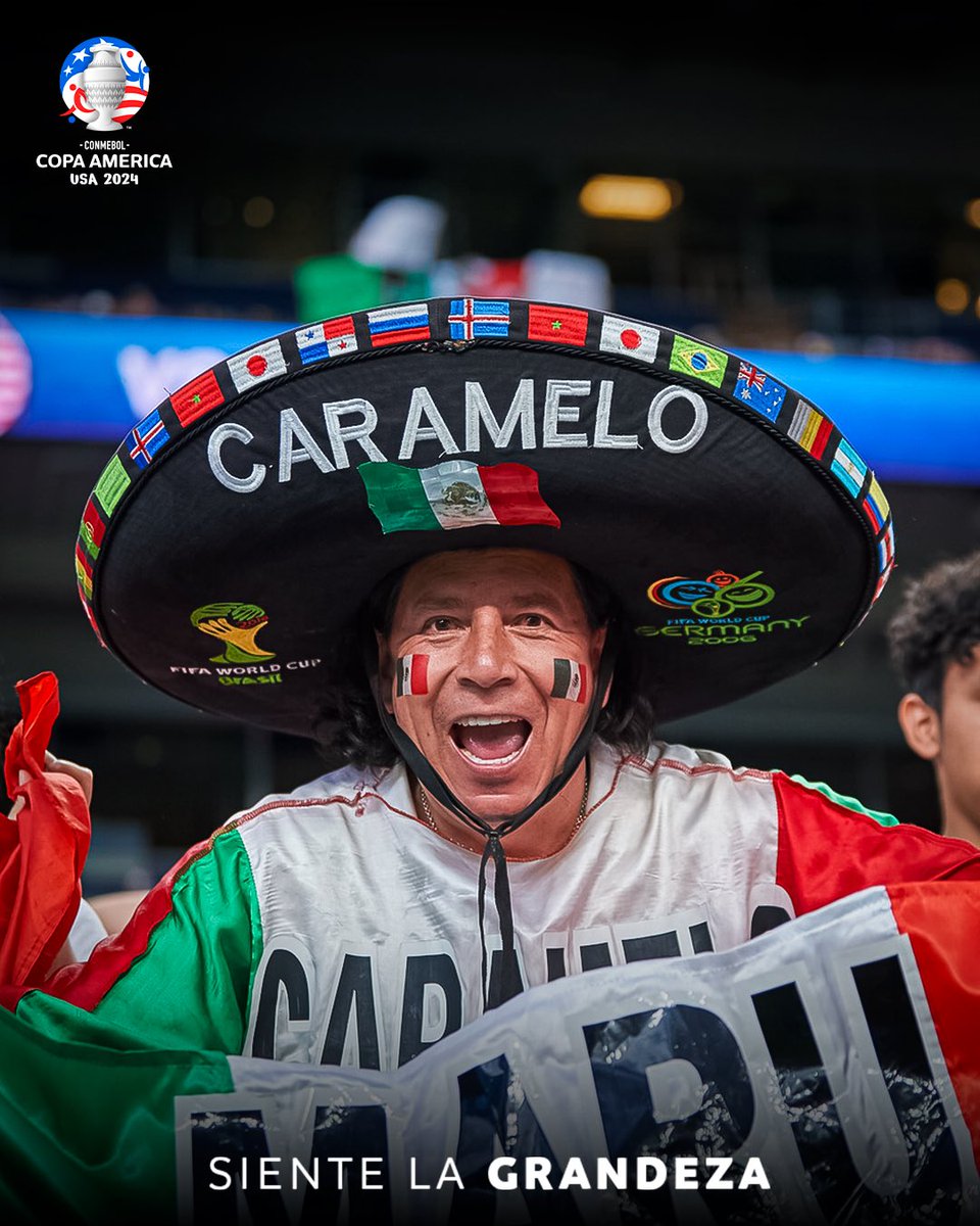 Los fans de @miseleccionmx están listos para traer toda la emoción a la CONMEBOL Copa América™️ 🗣️🇲🇽

#SienteLaGrandeza