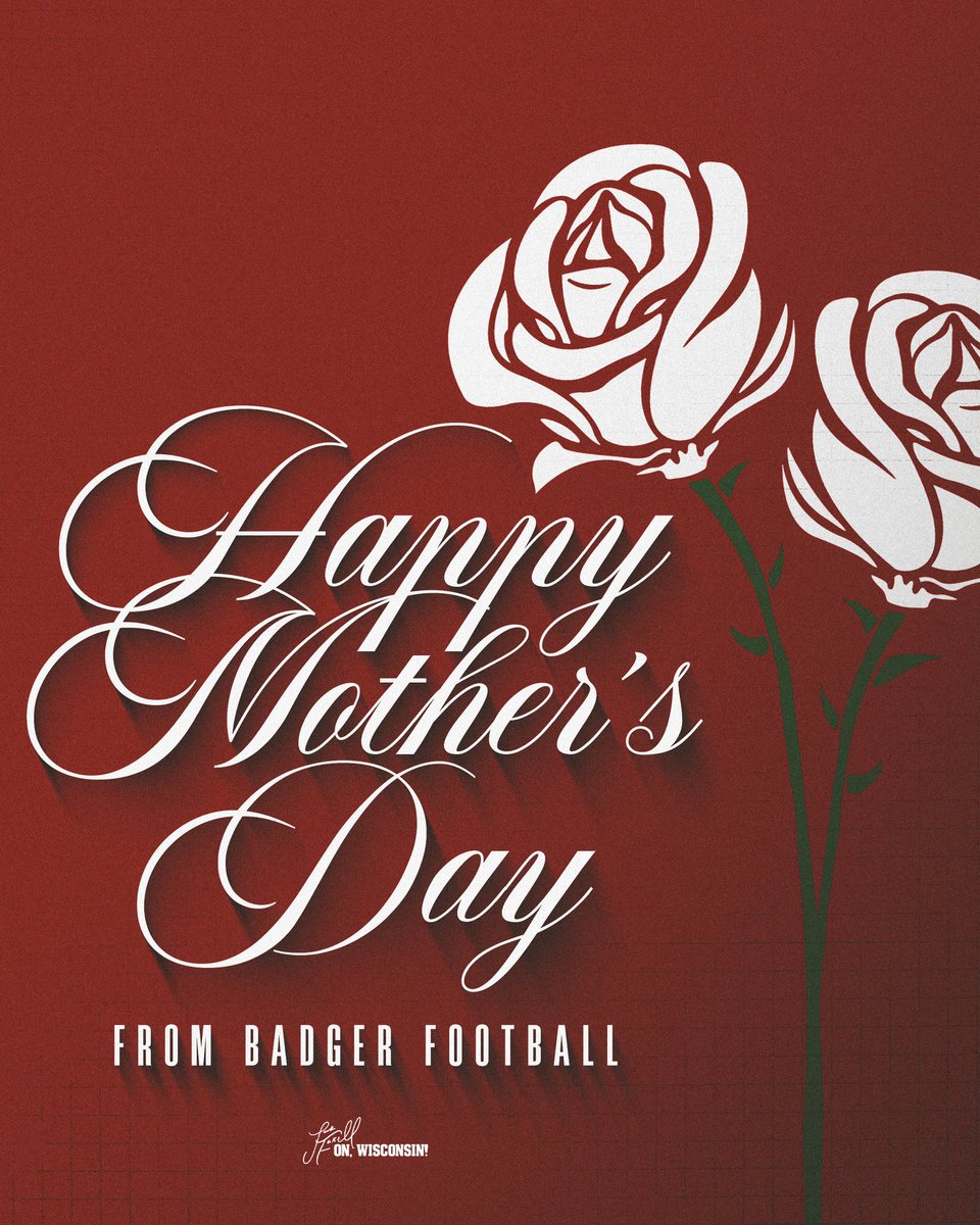 Happy Mother’s Day from Badger football ❤️ We wouldn’t be where we are without all of you!