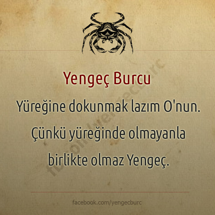 #YengeçBurcu