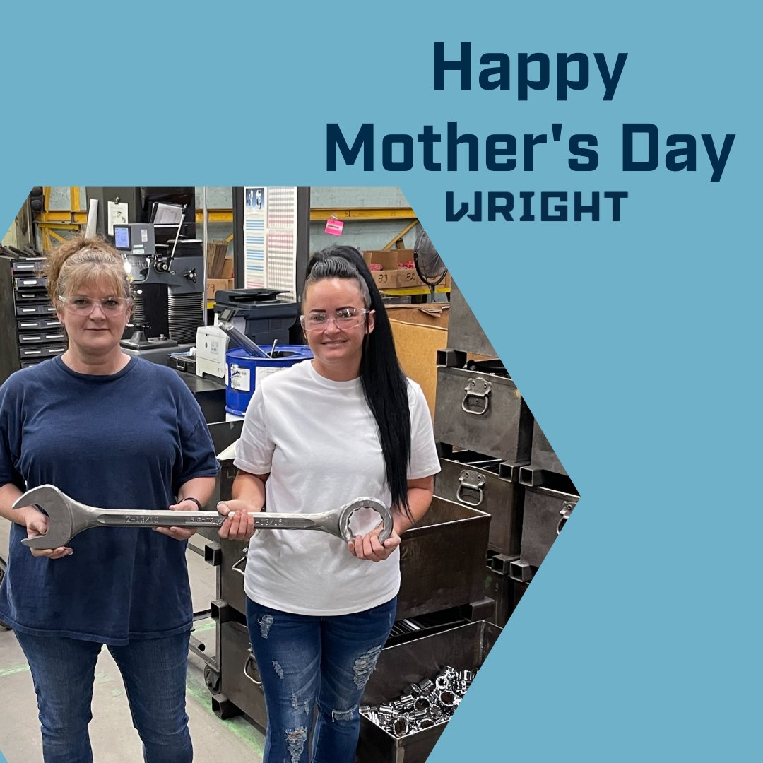 From one generation to the next, mother-daughter duo Diane Brumfield (left) and Samantha Wallace (right) have been working together at Wright for nearly two years! Happy Mother’s Day to all the hardworking moms!

#wrighttool #wrighttools #professionaltools #mothersday