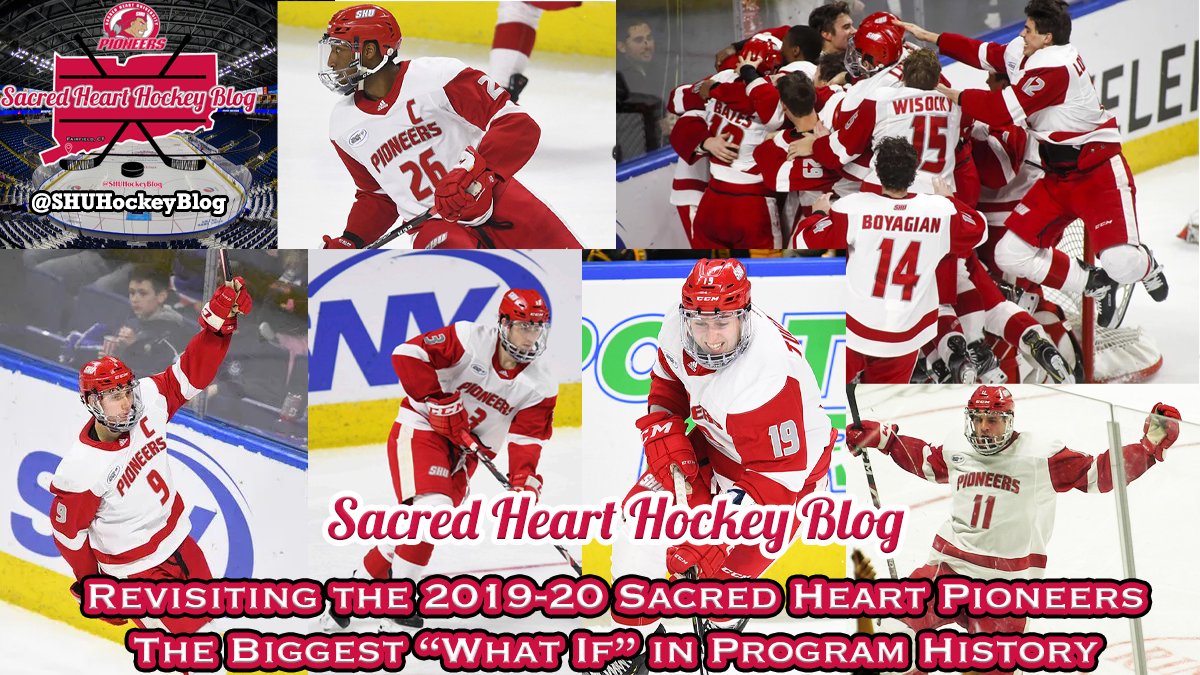 The 2019-20 SHU Men's Team was arguably the best in school history. Unparalleled accolades, CT Ice Champs, and the best shot in a decade at the NCAA's.

But they never got the chance to play for it. Let's look back...

sacredhearthockeyblog.weebly.com/blog/revisitin… 

#WeAreSHU | #RollPios | #NCAAHockey