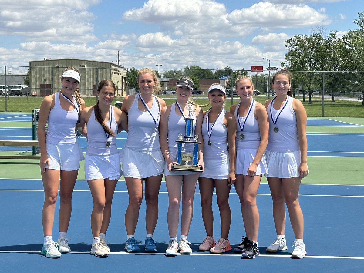 TENNIS CHAMPS!!!   Lady Tiger Cubs WIN the Frankfort Hot Dog Invitational !!!  IHSAA Sectional draw is Monday night. GHS hosts! Wednesday &amp; Thursday !!   GO CUBS