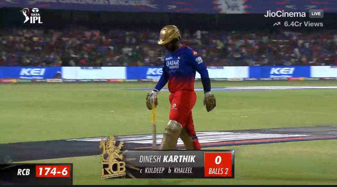 What an innings #kartik @ABdeVilliers17 you are going to qualify this season 😂😂😂😂