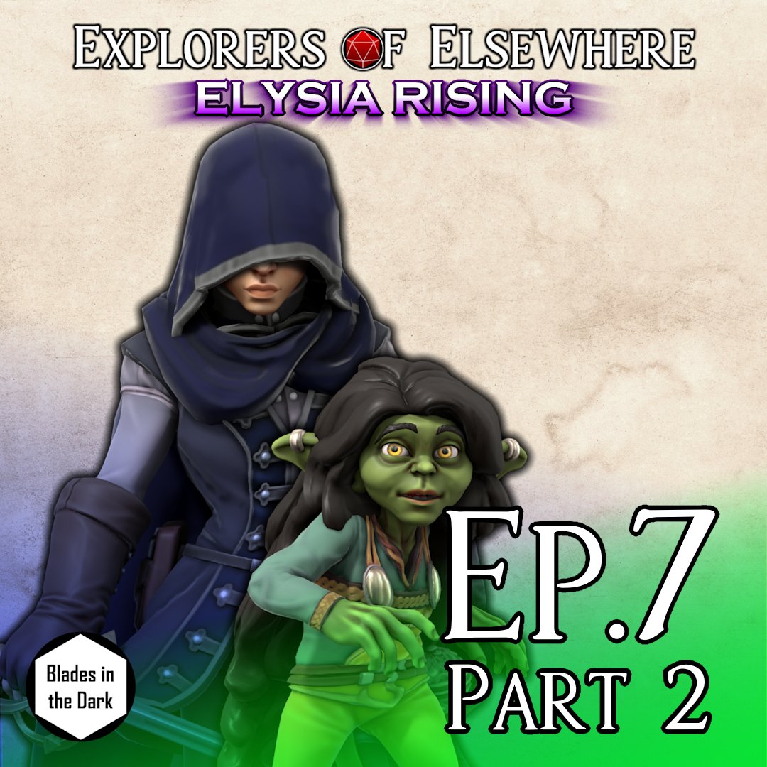 EoElsewhere's tweet image. Frantic escape from a burning keep with a high-value target in tow? It's the Act 1 Finale of our @BladesintheDark #actualplay, ELYSIA RISING!

Catch the ep on the EoE YT channel, link in the bio! ⤴️

Like &amp;amp; sub for more #ttrpg content &amp;amp; livestreams!

#ttrpgrising #ttrpgcommunity
