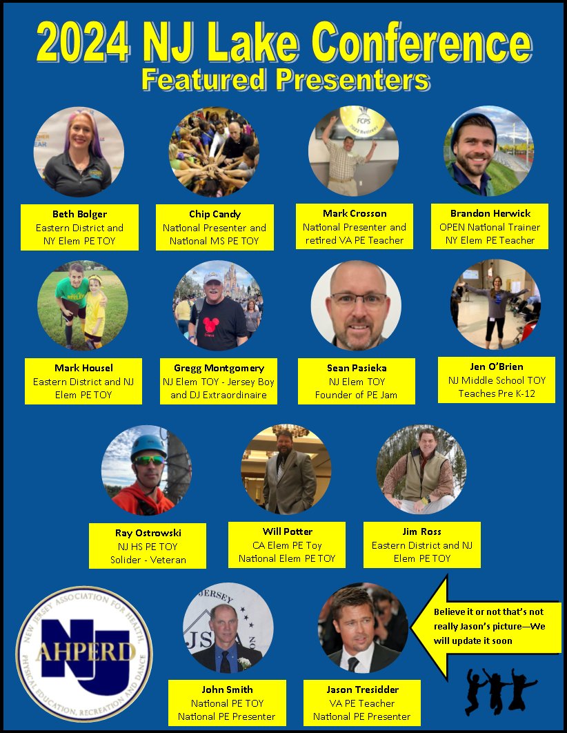 This may be the BEST NJ LAKE CONFERENCE LINEUP EVER - Please save the date - October 21 and 22 (Updated list)