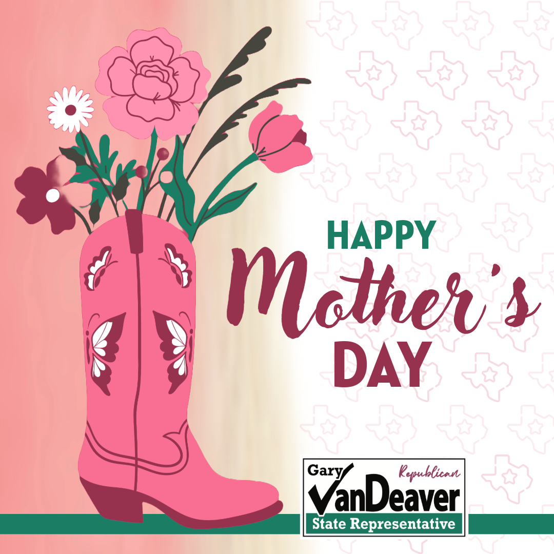 Here's wishing my wife, Pam, and all the Texas mom's out there a #HappyMothersDay, y'all!