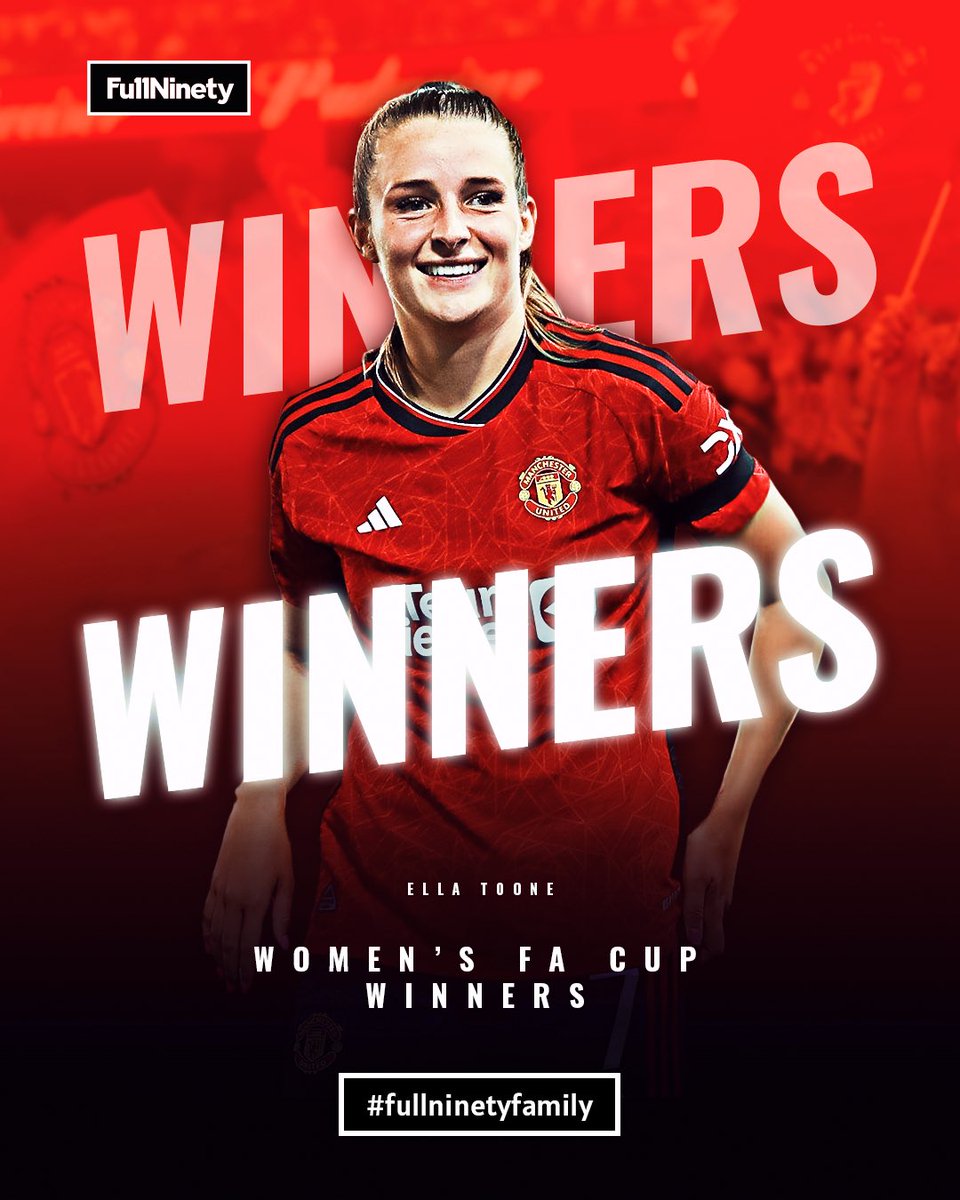 🏆 ANOTHER 𝗕𝗜𝗚 OCCASION…. ANOTHER 𝗕𝗜𝗚 MOMENT…. @ellatoone99 👏 #FACUP #EllaToone #ET7 #ManchesterUnited #FullNinetyFamily 🧬