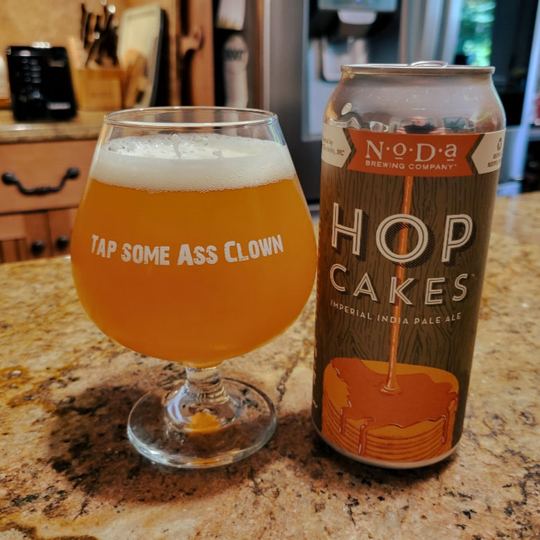 #drinkcheck #ncbeer @NoDaBrewing 'Hop Cakes' Imperial IPA w/Vermont Maple Syrup