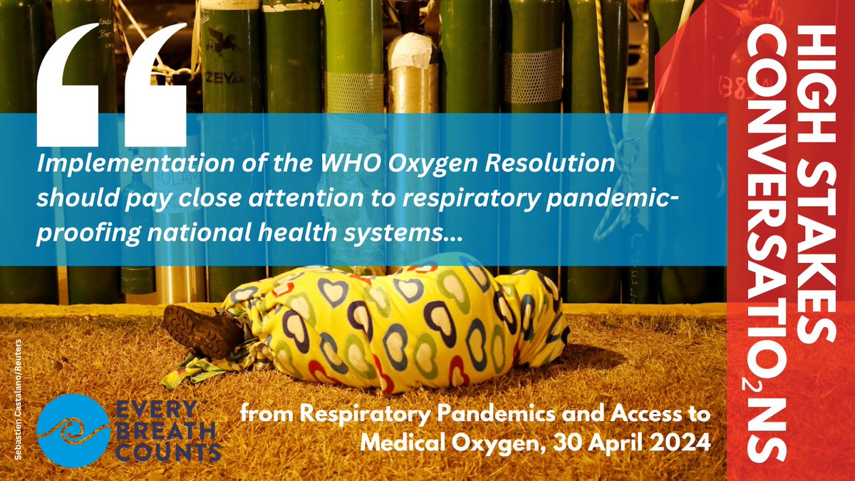 High Stakes Conversation on #OxygenAccess calls on @WHO to prioritize respiratory #pandemic preparedness among Member States More 👉 stoppneumonia.org/how-can-we-be-… #InvestinOxygen #GlobalOxygenAlliance @Pandemic_Fund #PandemicAgreement @TheIndPanel @PandemicAction