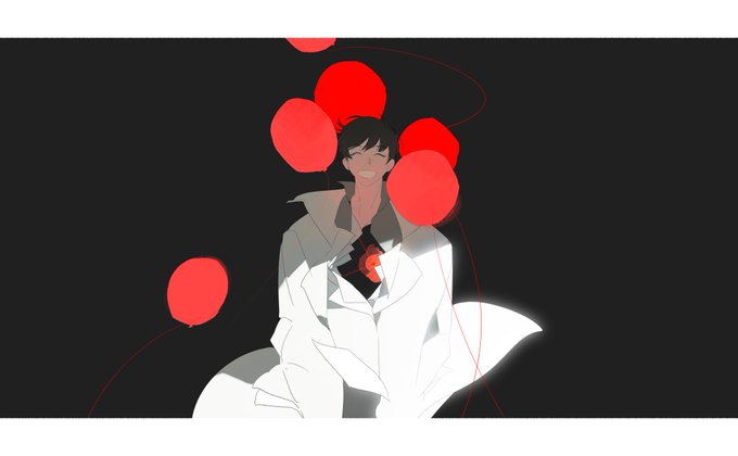 「black hair white coat」 illustration images(Latest)