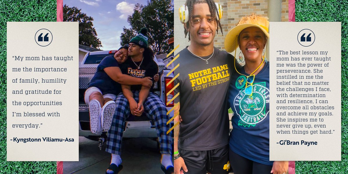 Happy Mother’s Day to all the Irish moms out there 💚 Thankful for every lesson you have taught us 🫶⬇️ #GoIrish☘️