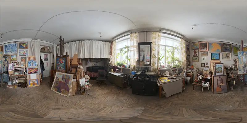 I use this one HDRI in an embarrassing amount of projects. Like all of them. “Artist workshop.” It’s the best one.