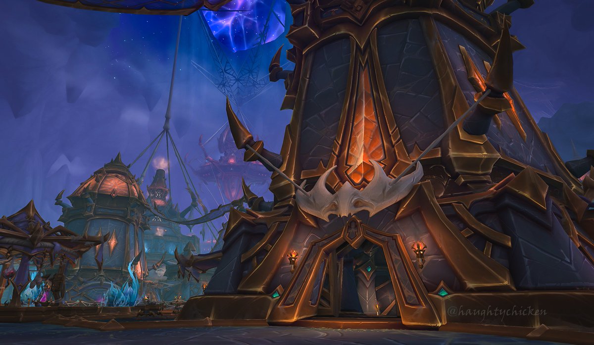 The entryway to this building is fabulous! #TheWarWithin #WoW