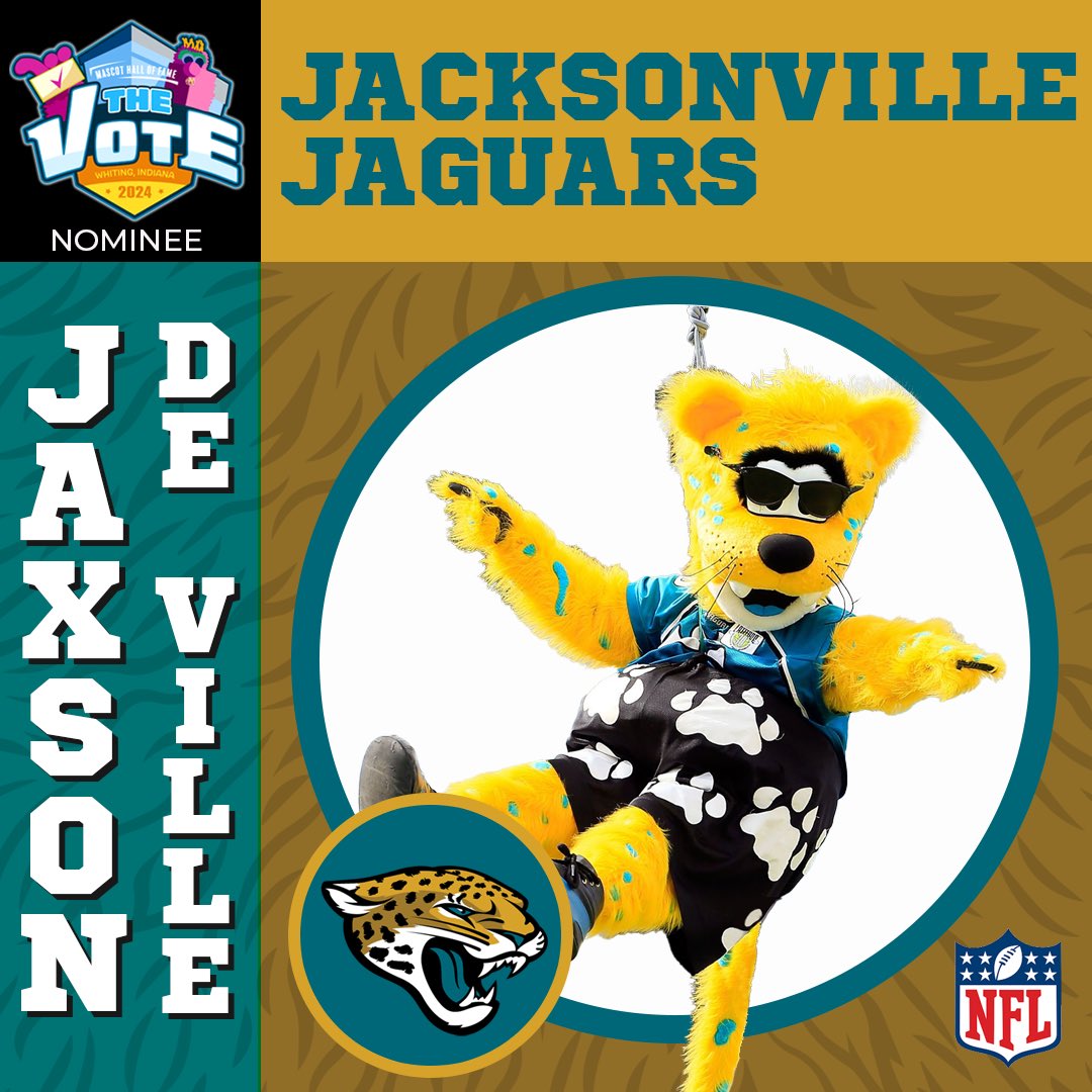 I’ve been nominated for the @MascotHall Vote today & every 24 hours until May 25th if you think I deserve to be in mascothalloffame.com/the-vote-2024/ #JaxsonMHOF #MascotHall #MascotHallofFame