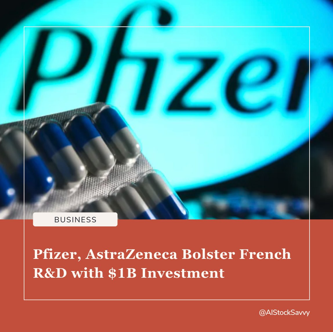 📣 JUST IN: $PFE Pfizer and $AZN AstraZeneca Commit Nearly $1 Billion to French Expansion $MRNA $LLY 👉 Key Highlights: 📍 Pfizer to invest 500 million euros in French R&D. 📍 AstraZeneca announces $388 million investment in Dunkirk facility. 📍 Investments part of…