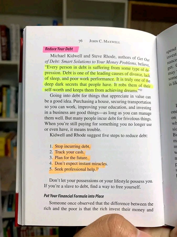 bigthingcomedy's tweet image. Five Steps to Reduce Debt:
@bigthingcomedy