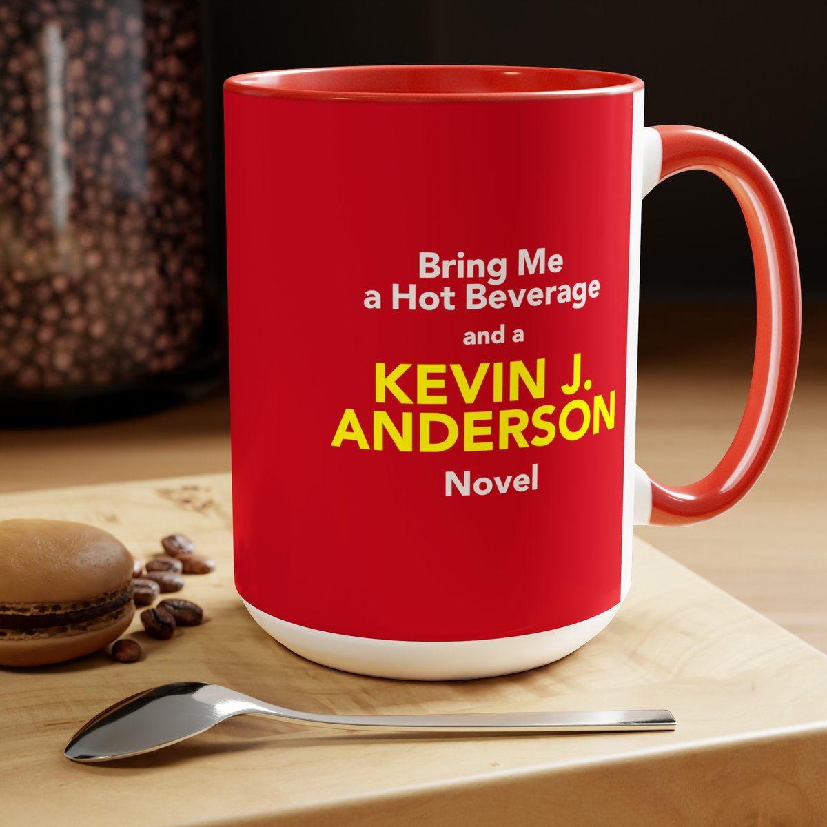Start your Sunday morning with a nice hot beverage ... but it goes better with reading if you have a special KJA mug. These are only available as part of my Short Fiction Library Kickstarter. kickstarter.com/projects/thekj…