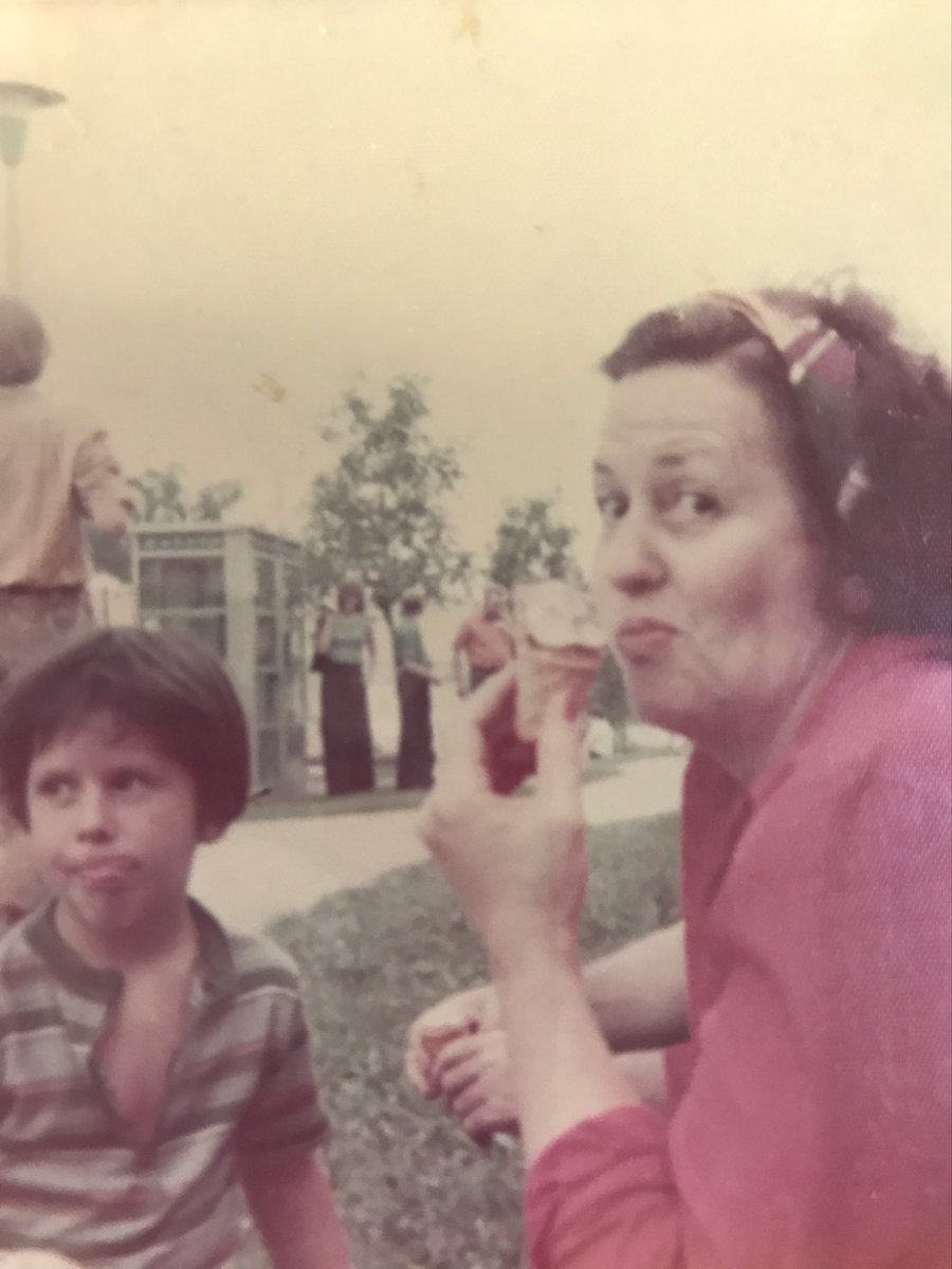 Happy Mother’s Day and thanks for my life-long appreciation of ice cream, Mom! I love you