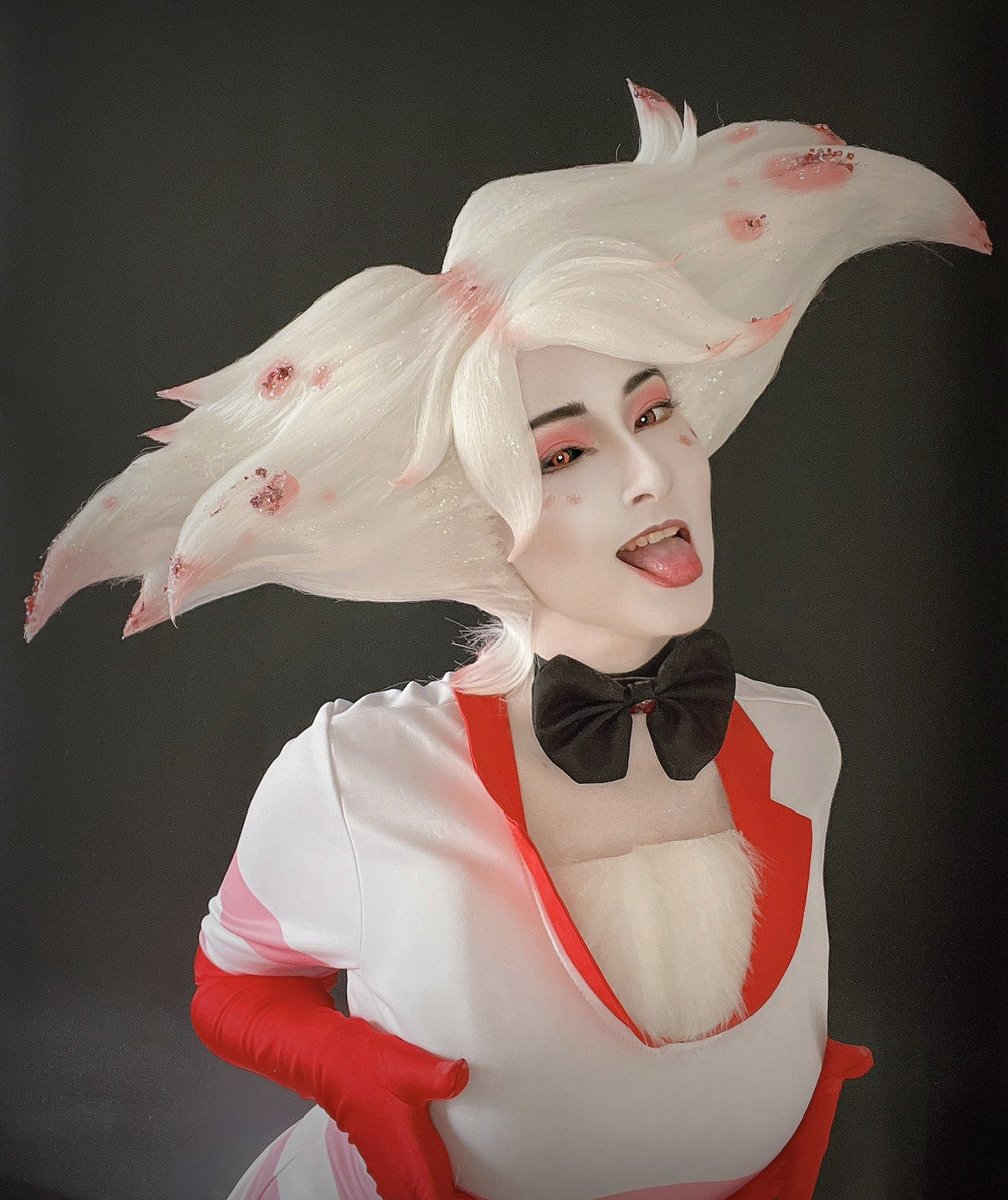 This body is flawless! Everyone wants summa me, and I've got the creepy fan letters to prove it!
———
Fandom: Hazbin Hotel 
Character: Angel Dust

Wig: Leroy 

#cosplay #HazbinHotel #angeldust