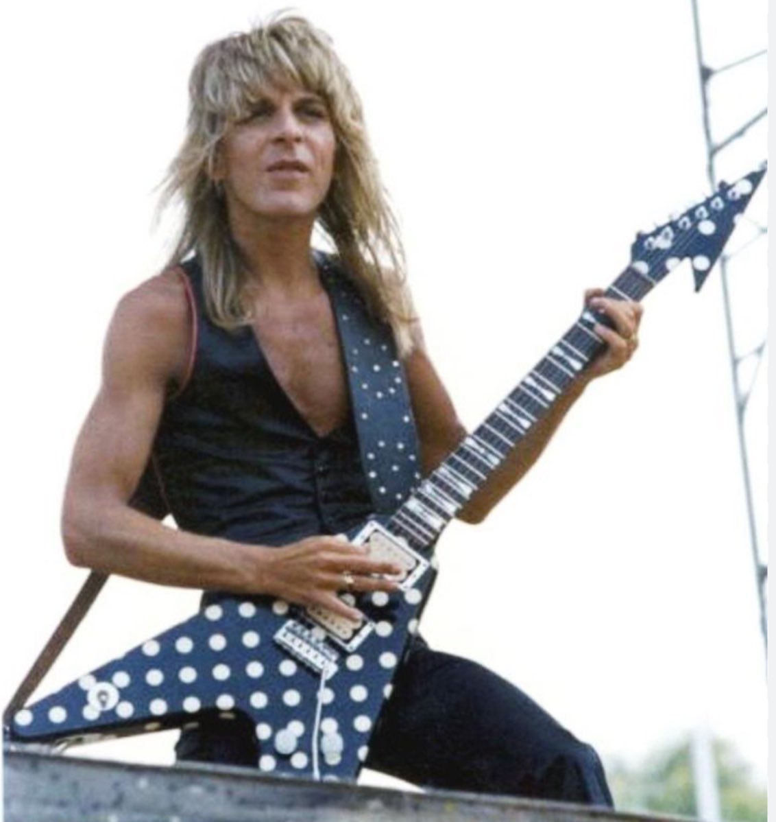 I had a dream that I saw Randy Rhoads in a small bar yesterday. I came home and was telling my wife about it. I said but that couldn’t have been him cuz he died in the 80’s. He was a very small man. In my dream