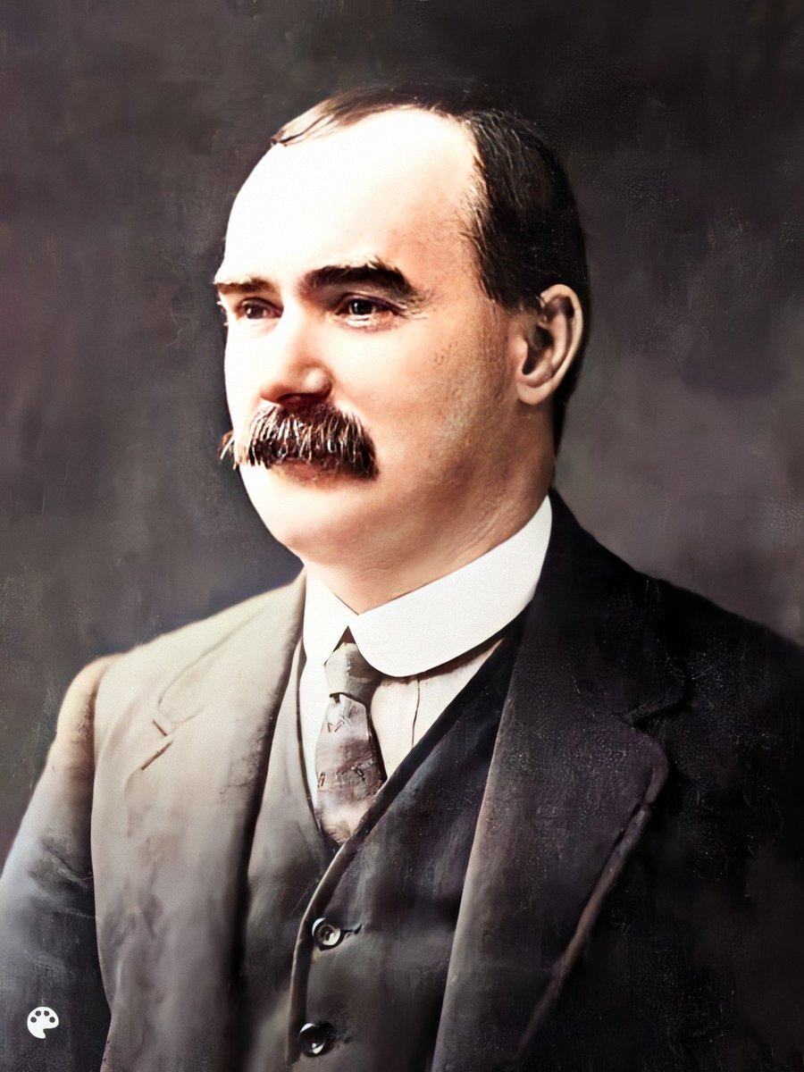 #OnThisDay 1916 James Connolly was taken from the State Apartments in Dublin Castle, taken to Kilmainham Gaol, tied to a chair & executed. Before he was shot Connolly said to his wife Lillie, “Hasn’t it been a full life Lillie, and isn’t this is a good end?” #Ireland #History