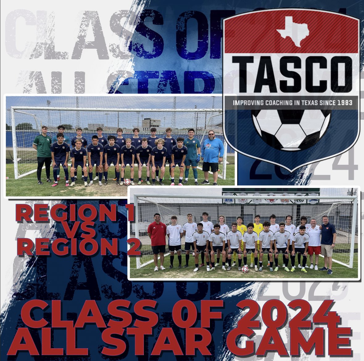 It turned out to be a great day yesterday for our games! Thanks to our Region 1 and Region 2 All-Star Boys for playing! #TASCO #TASCOALLSTAR #TXHSSoc #TXHSSoccer