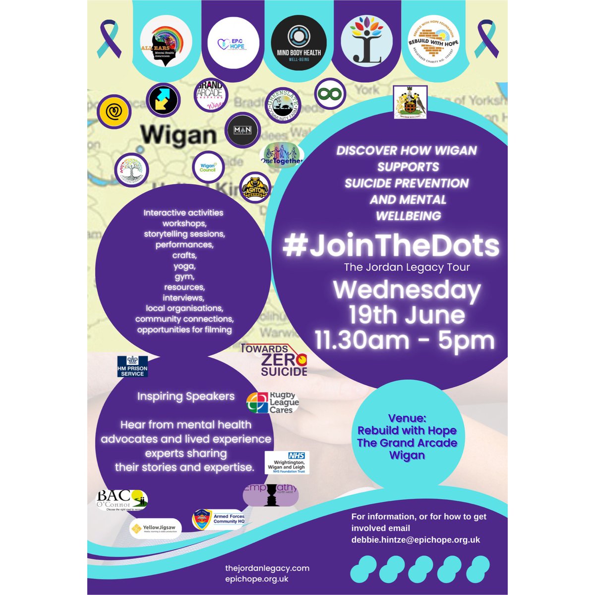 More and more orgs joining us on the Wigan landing point of the #JoinTheDots tour! We have to keep updating the post 😊
Delighted the Mayor will be joining us too. 

@PaulVittles @hopestevep