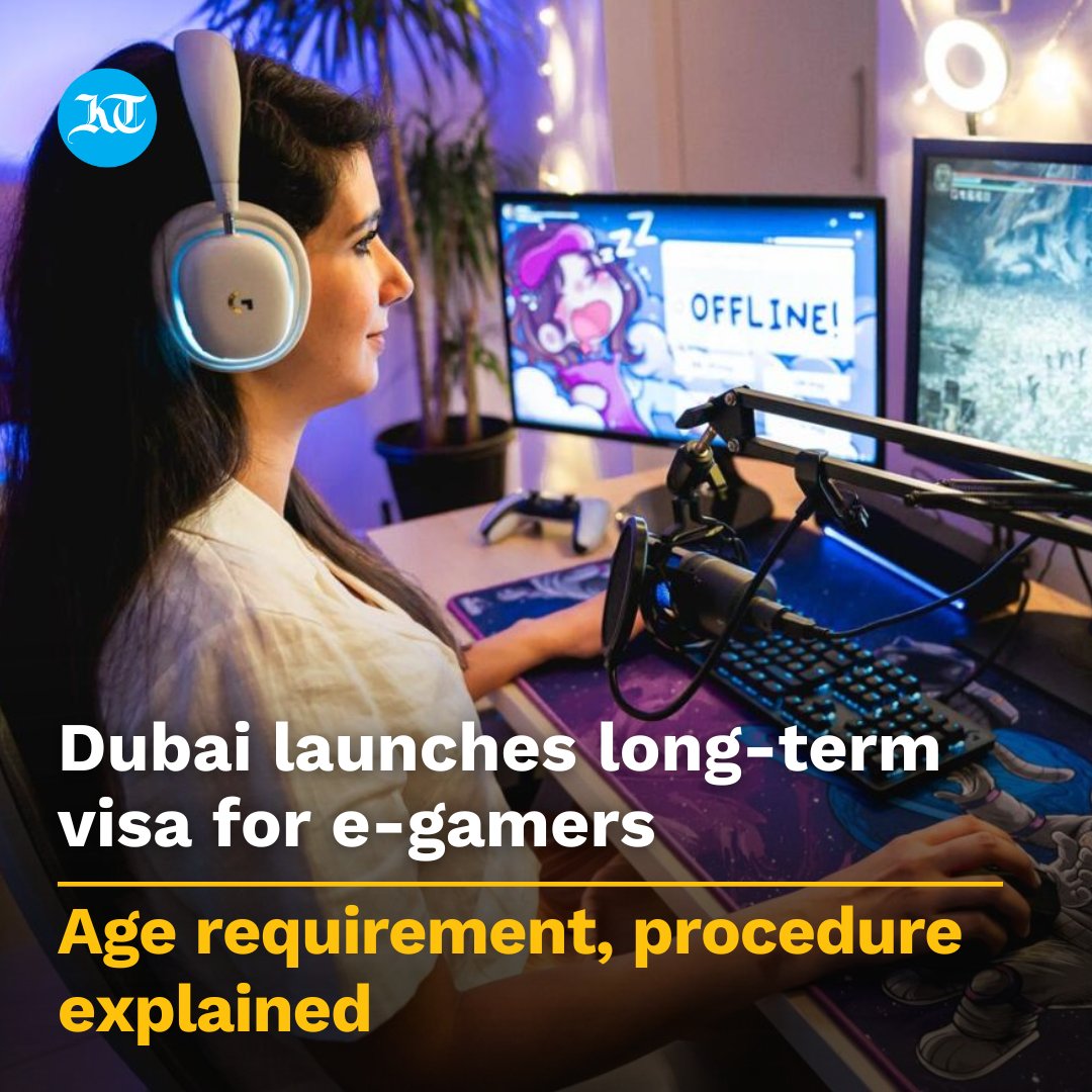 #Dubai has launched the long-term ‘Dubai gaming visa’ to support talented individuals, creators, and pioneers in the #egaming sector. 

The #gaming visa, under Dubai Culture, is similar to the #GoldenVisa, which is valid for 10 years.

Read more: khaleejtimes.com/life-and-livin…