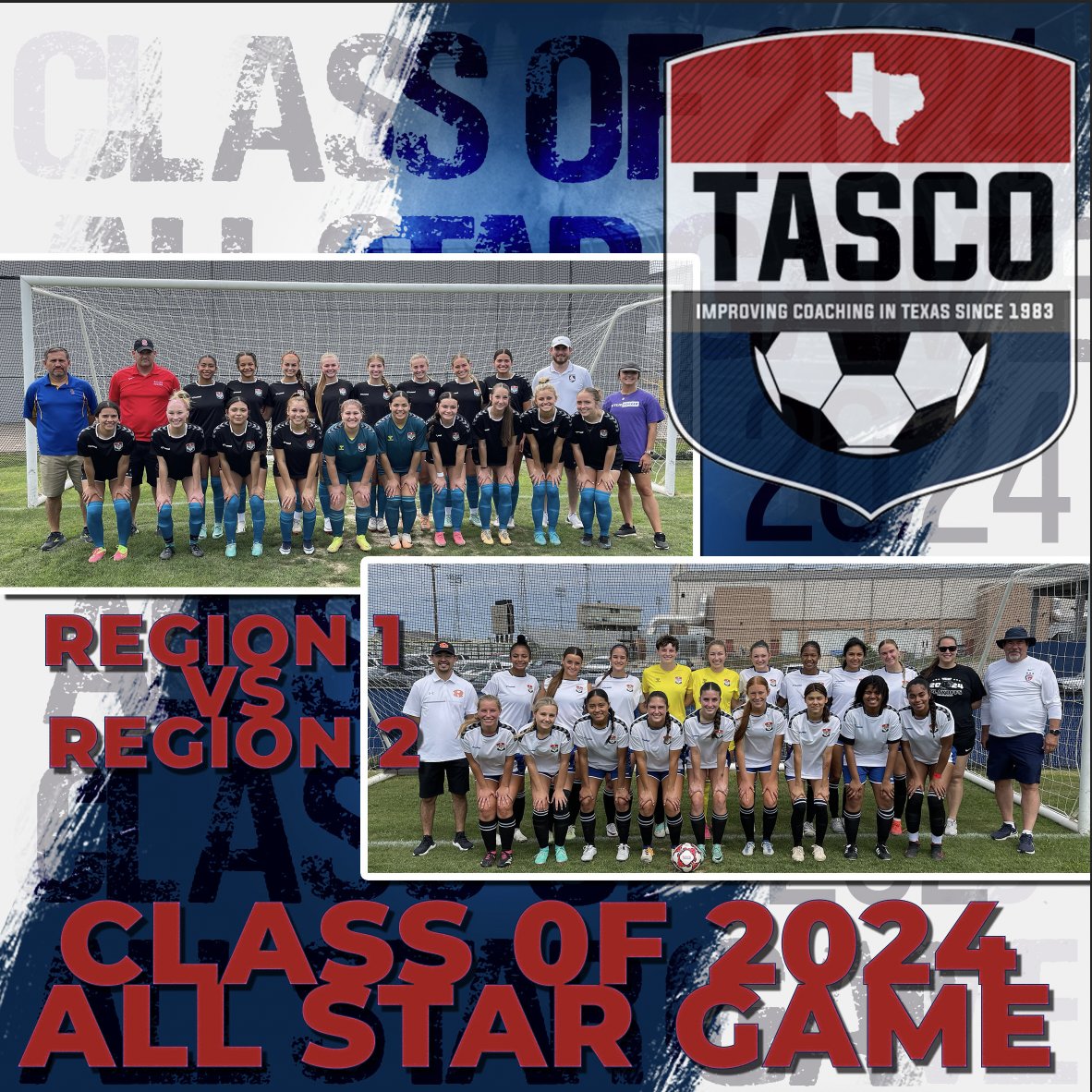 It turned out to be a great day yesterday for our games! Thanks to our Region 1 and Region 2 All-Star Girls for playing! #TASCO #TASCOALLSTAR #TXHSSoc #TXHSSoccer