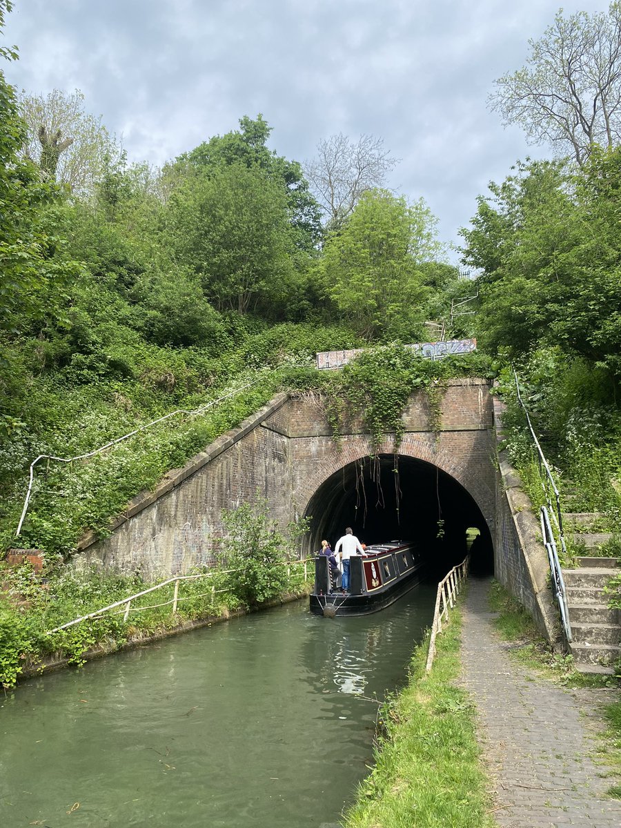 Lovely potter on the canal this morning including the Coseley tunnel..ay it 😊 <a href="/CRTWestMidlands/">Canal & River Trust West Midlands</a> <a href="/CanalRiverTrust/">Canal & River Trust</a>