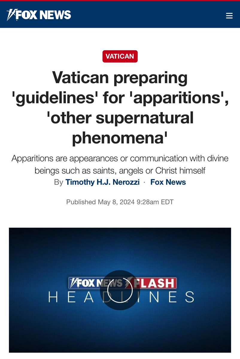 The Vatican is preparing to release a document giving guidance on how to discern supernatural phenomena. 
The Holy See Press Office announced the upcoming document will be published May 17 with a live-streamed press conference featuring Prefect for the Dicastery for the Doctrine