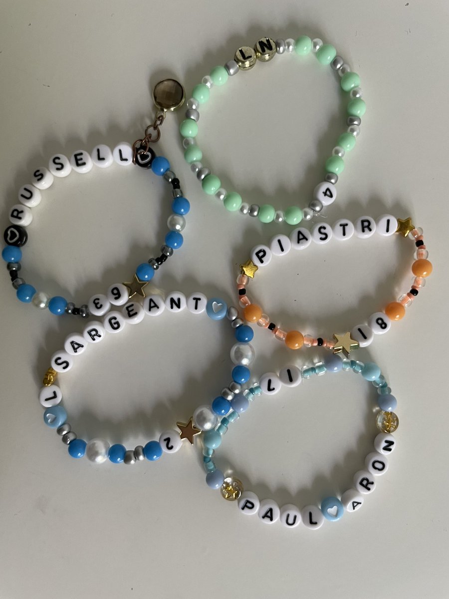 Yesterday I made drivers bracelets🫧

Which one is your fav ?☀️🙂‍↕️