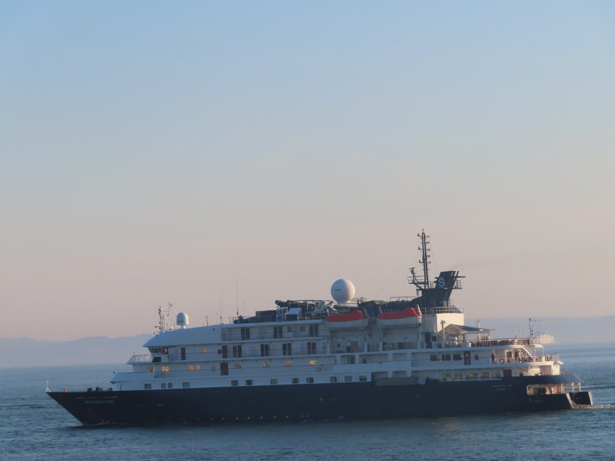 Hebridean Sky departing from Portsmouth on the 11/5/2024.