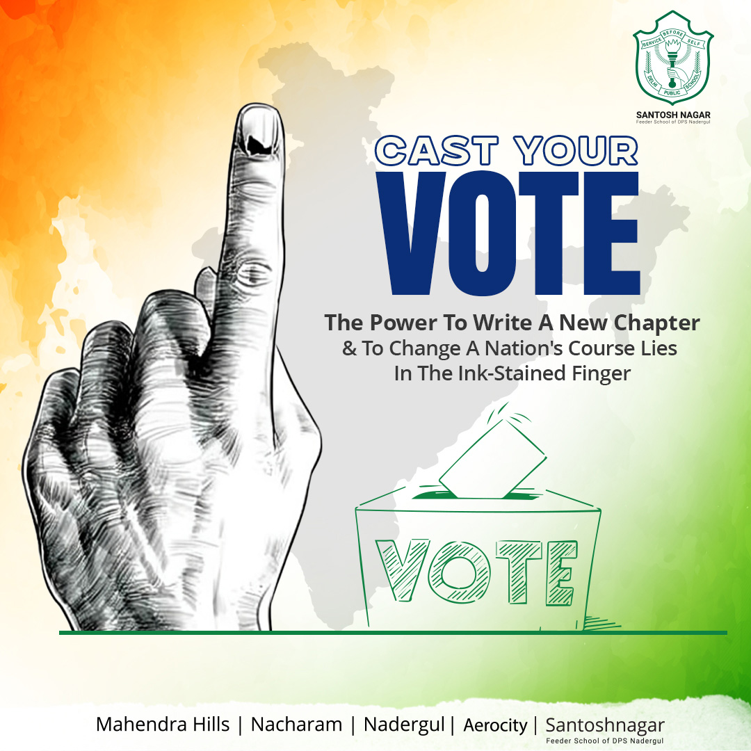 Every voice matters. Make it count.

#CastYourVote #ElectionDay #VoteNow #YourVoiceCounts #CivicDuty #DemocracyInAction #GetOutTheVote #MakeADifference #VotingMatters #ExerciseYourRight #BeHeard #ParticipateInDemocracy #DPS #delhipublicschool